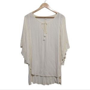 Matilda Jane Tunic Boho Cream Women's Top Size Large